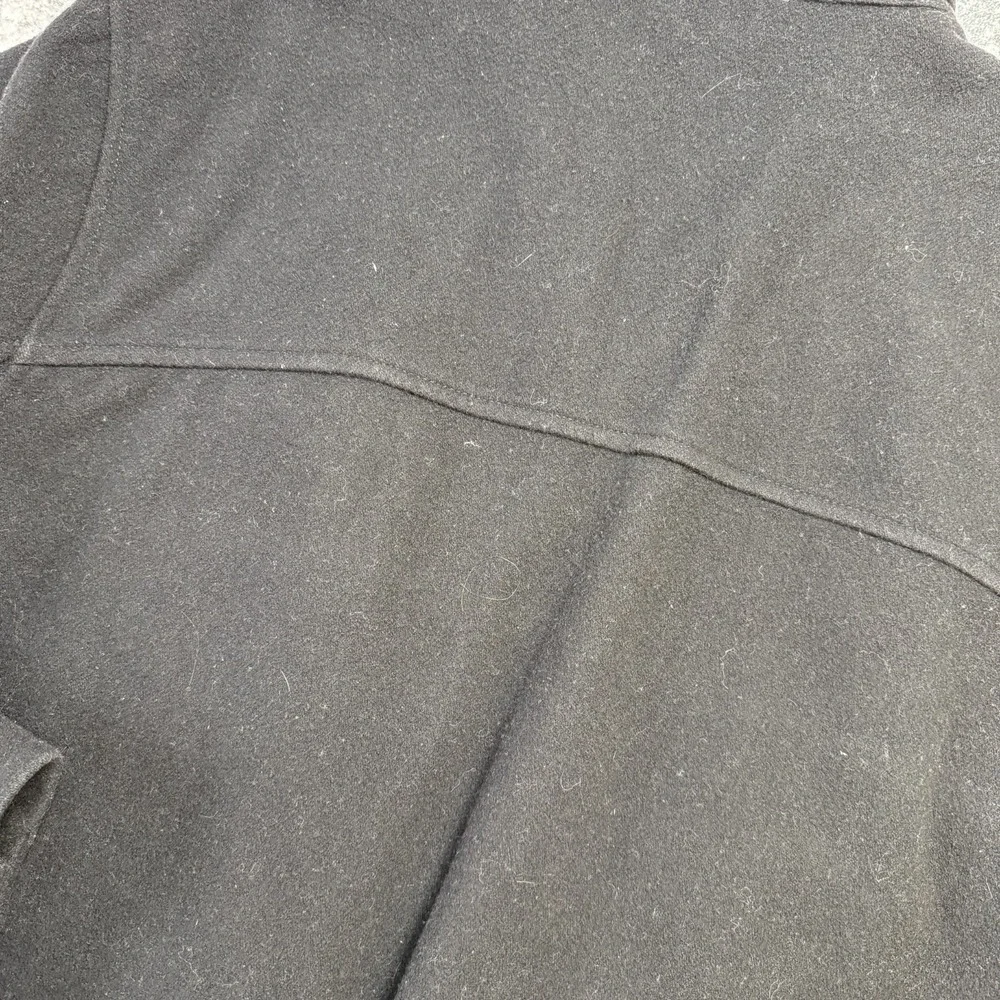 Vintage GAP Jacket Mens XL Black Wool Bomber Quilted Lined Insulated Y2K Zip Up
